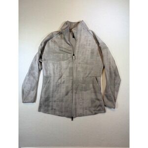 Adidas Z.N.E. Pulse Cover up Full Zip Jacket Gray Athletic women's large